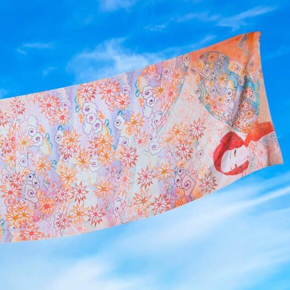 lightweight warm cozy scarf | neck scarf | travel scarf | - Picture 3 of 10